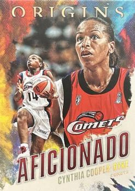 Cynthia Cooper-Dyke 2023 Origins WNBA #7 Aficionado RAW