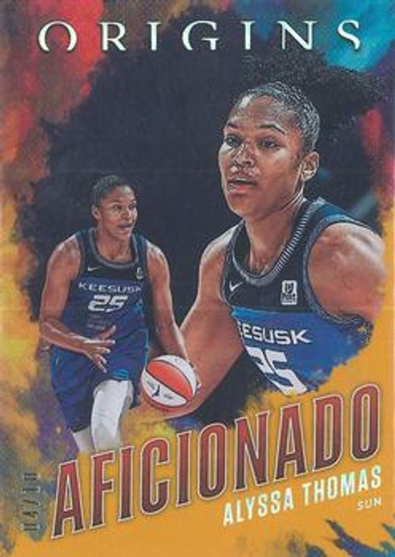 Alyssa Thomas 2023 Origins WNBA #5 Aficionado - Gold /10 RAW
