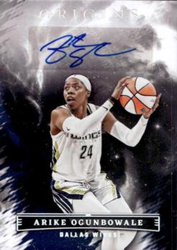 Arike Ogunbowale 2023 Origins WNBA #OA-AKO Origins Autographs RAW