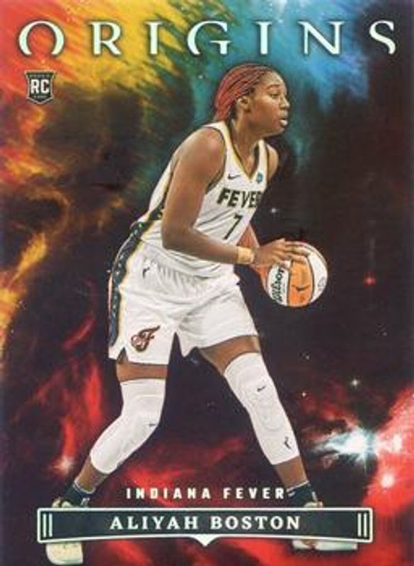 Aliyah Boston 2023 Origins WNBA #88 Red Rookie RAW