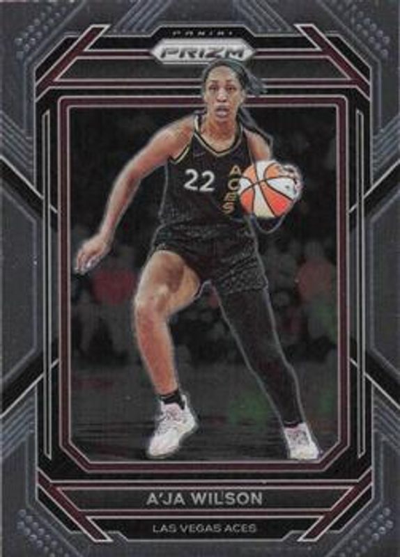 A'ja Wilson 2023 Prizm WNBA #25 Base RAW