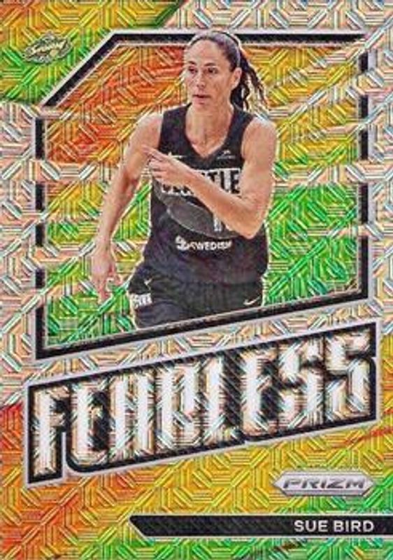 Sue Bird 2023 Prizm WNBA #10 Fearless - Mojo /25 RAW
