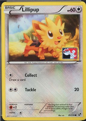 2011 Black & White #081/114 Promo (League Play)