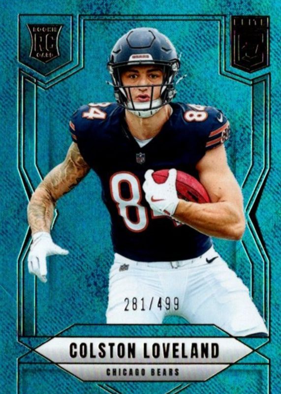 Colston Loveland 2025 Elite #109 Team Matrix /499 Rookie RAW