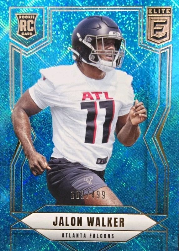Jalon Walker 2025 Elite #165 Team Matrix /499 Rookie RAW