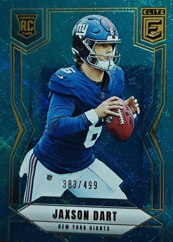 Jaxson Dart 2025 Elite #103 Team Matrix /499 Rookie RAW