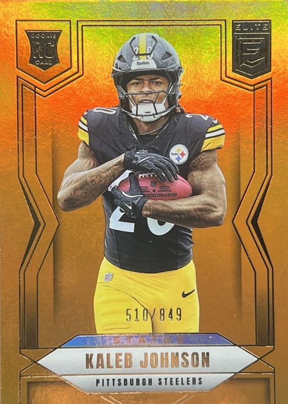 2025 Elite #127 Status Metallic Orange /849