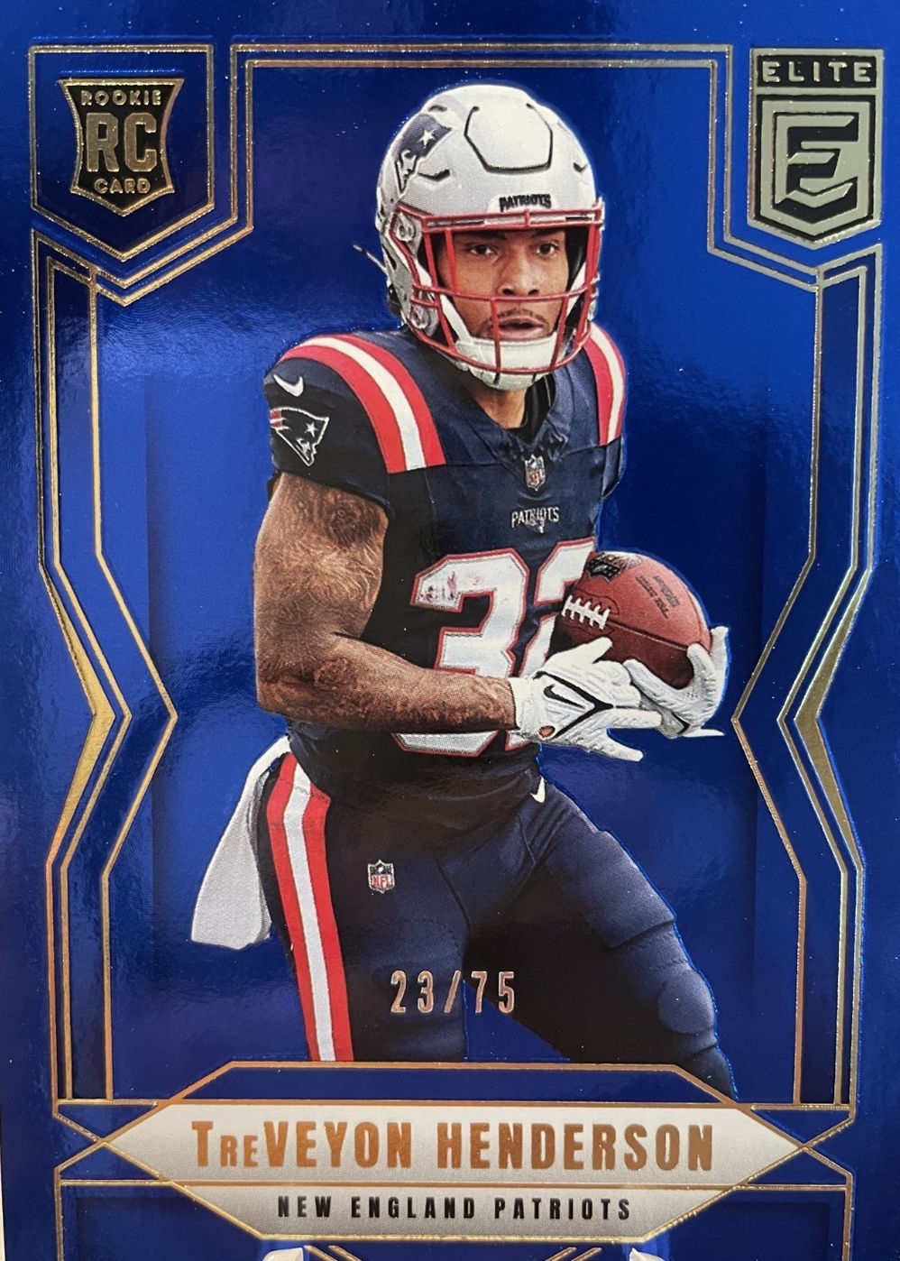 TreVeyon Henderson 2025 Elite #152 Blue /75 Price Guide - Sports