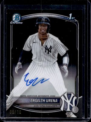 2025 Bowman Sapphire Edition #CPS-EU Chrome Prospect Autographs - Black Refractor /10