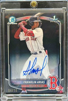 2025 Bowman Sapphire Edition #CPS-FA Chrome Prospect Autographs - Black Refractor /10