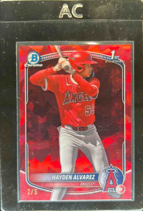 2025 Bowman Sapphire Edition #BCP-12 Chrome Prospects - Red Refractor /5