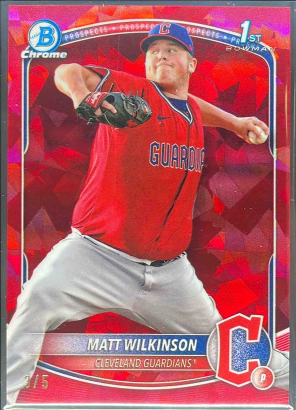 2025 Bowman Sapphire Edition #BCP-145 Chrome Prospects - Red Refractor /5