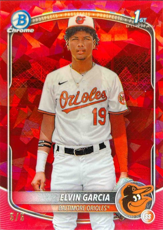 2025 Bowman Sapphire Edition #BCP-124 Chrome Prospects - Red /5