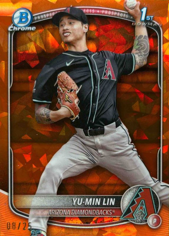 2025 Bowman Sapphire Edition #BCP-27 Chrome Prospects - Orange Refractor /25