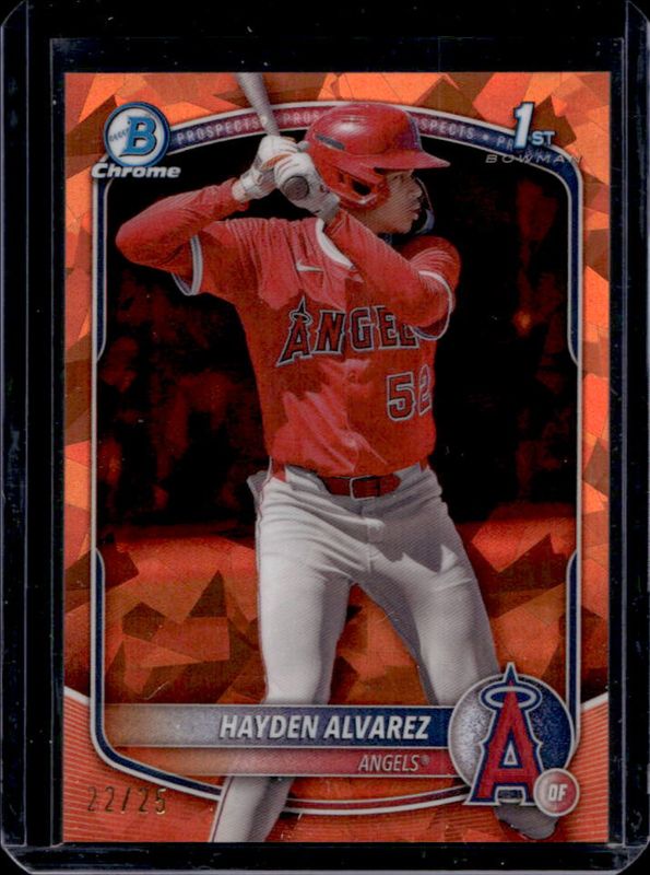2025 Bowman Sapphire Edition #BCP-12 Chrome Prospects - Orange Refractor /25