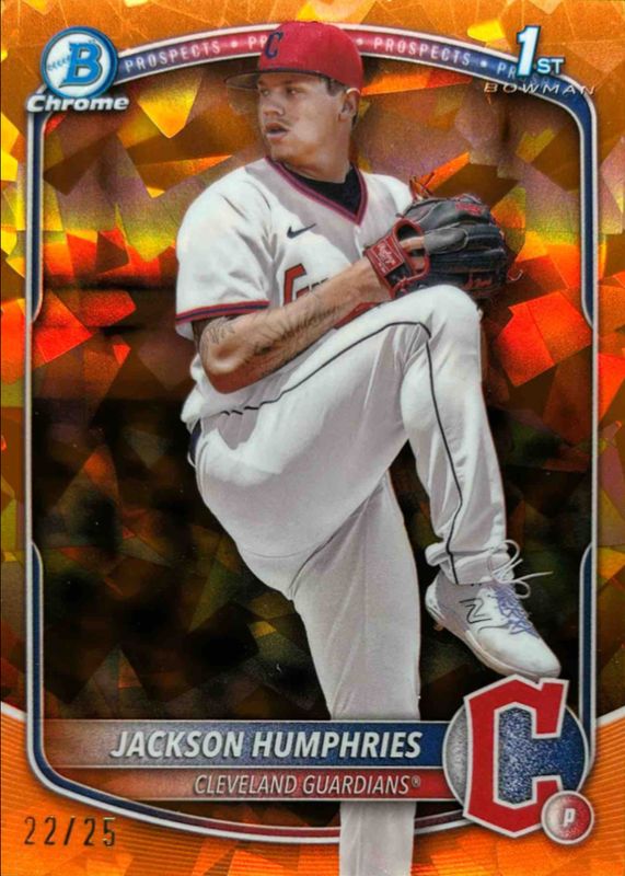 2025 Bowman Sapphire Edition #BCP-11 Chrome Prospects - Orange Refractor /25