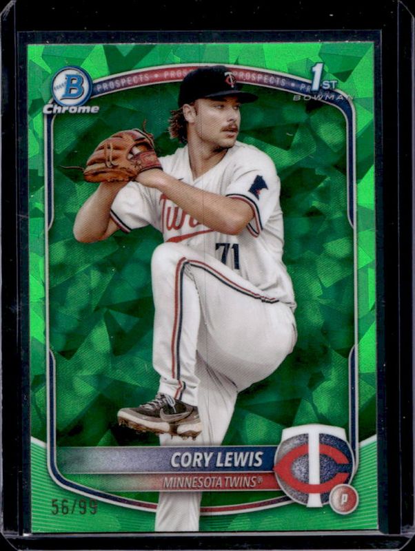 2025 Bowman Sapphire Edition #BCP-128 Chrome Prospects - Green Refractor /99