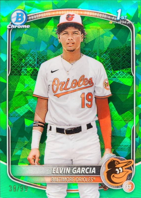 2025 Bowman Sapphire Edition #BCP-124 Chrome Prospects - Green /99