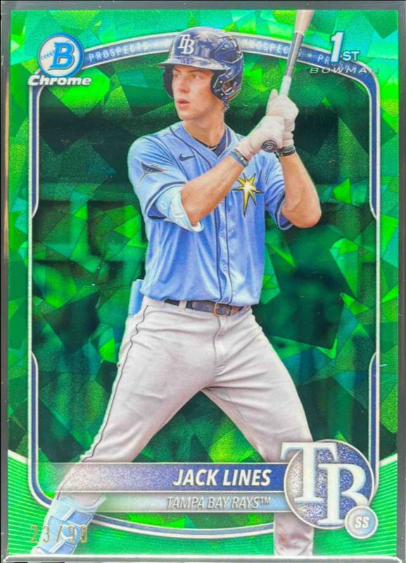 2025 Bowman Sapphire Edition #BCP-64 Chrome Prospects - Green Refractor /99