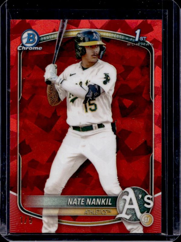 2025 Bowman Sapphire Edition #BCP-102 Chrome Prospects - Red Refractor /5