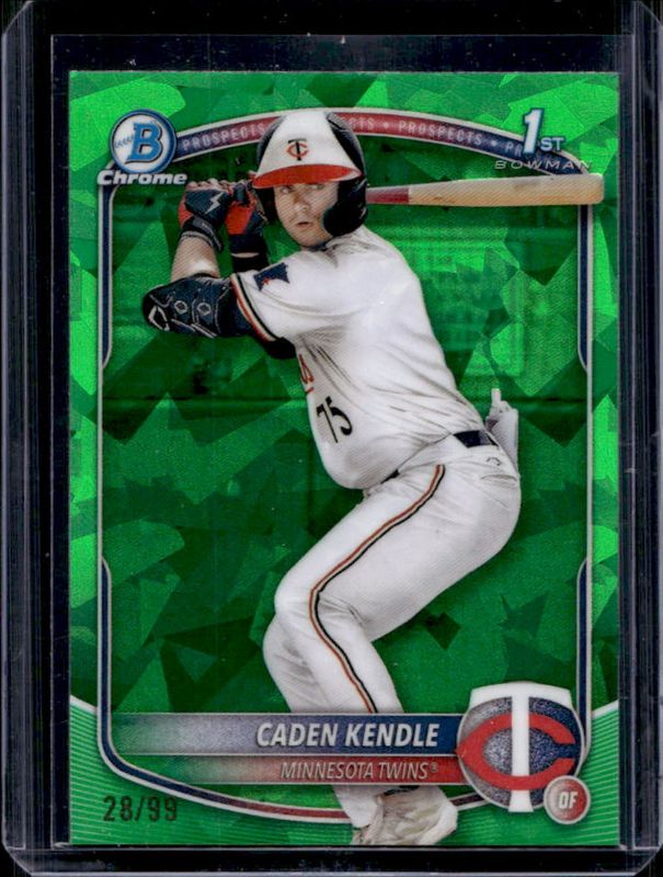 2025 Bowman Sapphire Edition #BCP-113 Chrome Prospects - Green Refractor /99