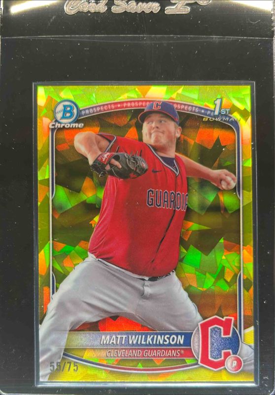 2025 Bowman Sapphire Edition #BCP-145 Chrome Prospects - Yellow Refractor /75