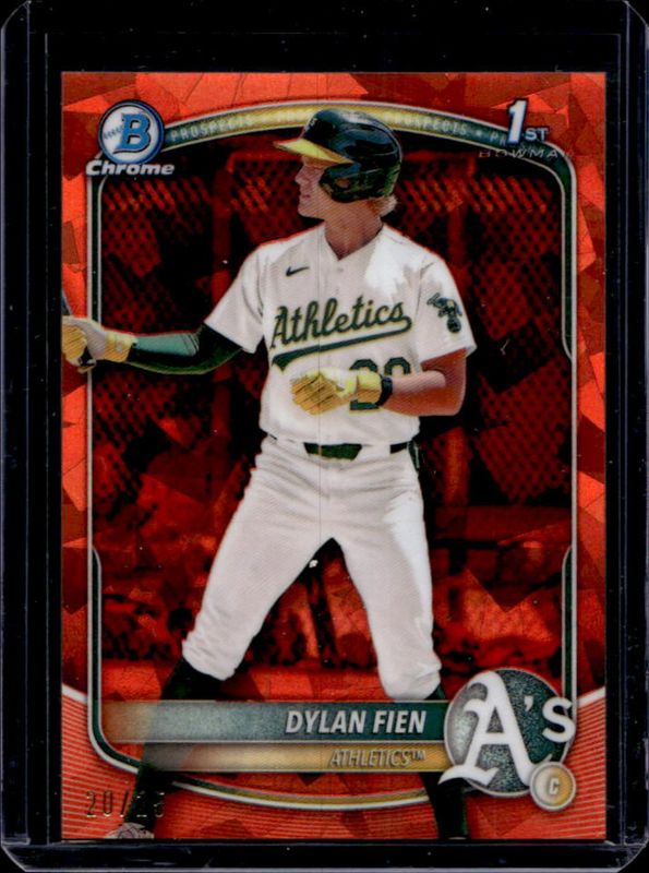 2025 Bowman Sapphire Edition #BCP-47 Chrome Prospects - Orange Refractor /25