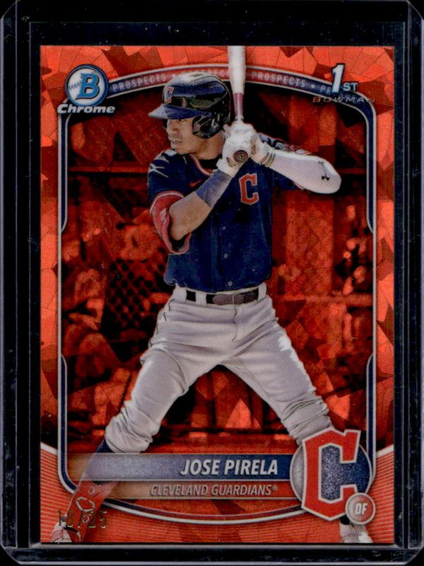 2025 Bowman Sapphire Edition #BCP-111 Chrome Prospects - Orange Refractor /25