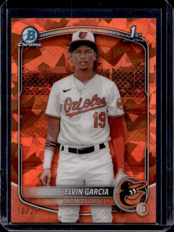 2025 Bowman Sapphire Edition #BCP-124 Chrome Prospects - Orange /25