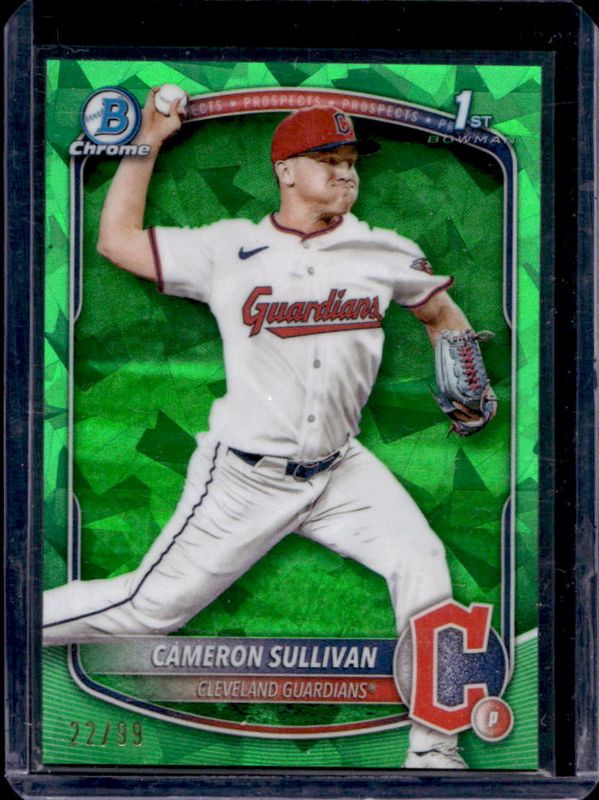 2025 Bowman Sapphire Edition #BCP-97 Chrome Prospects - Green Refractor /99