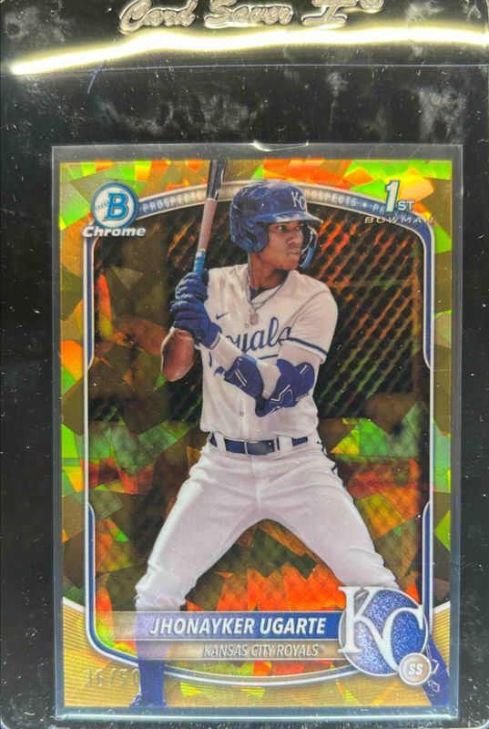 2025 Bowman Sapphire Edition #BCP-123 Chrome Prospects - Gold Refractor /50