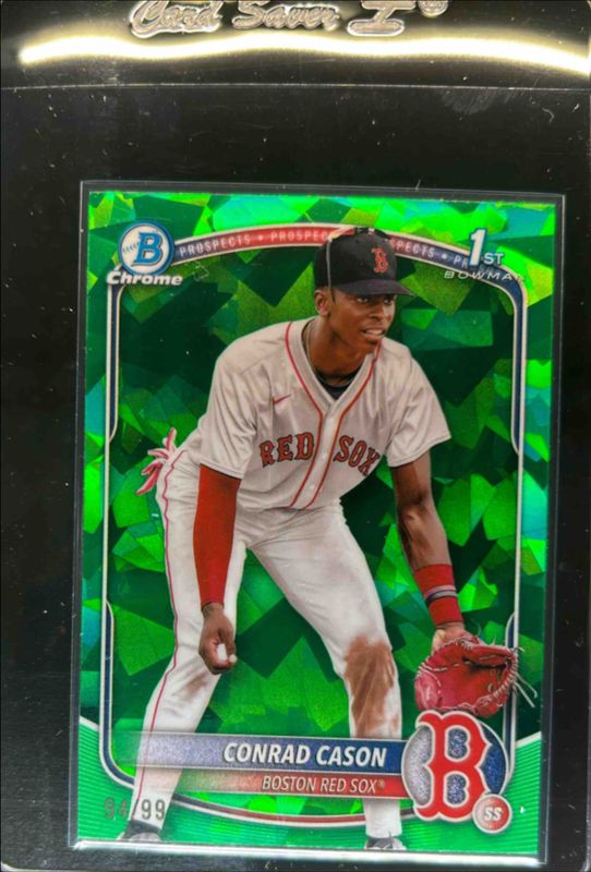 2025 Bowman Sapphire Edition #BCP-130 Chrome Prospects - Green Refractor /99