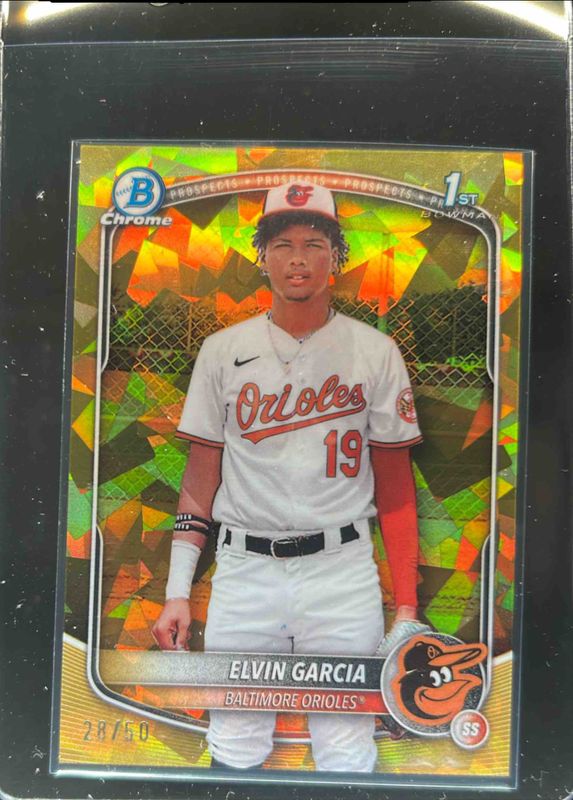2025 Bowman Sapphire Edition #BCP-124 Chrome Prospects - Gold /50