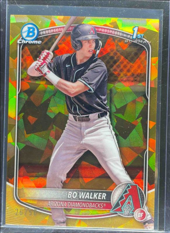 2025 Bowman Sapphire Edition #BCP-92 Chrome Prospects - Gold Refractor /50