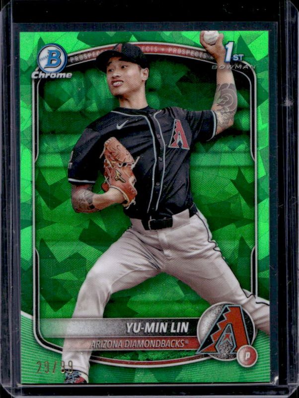 2025 Bowman Sapphire Edition #BCP-27 Chrome Prospects - Green Refractor /99