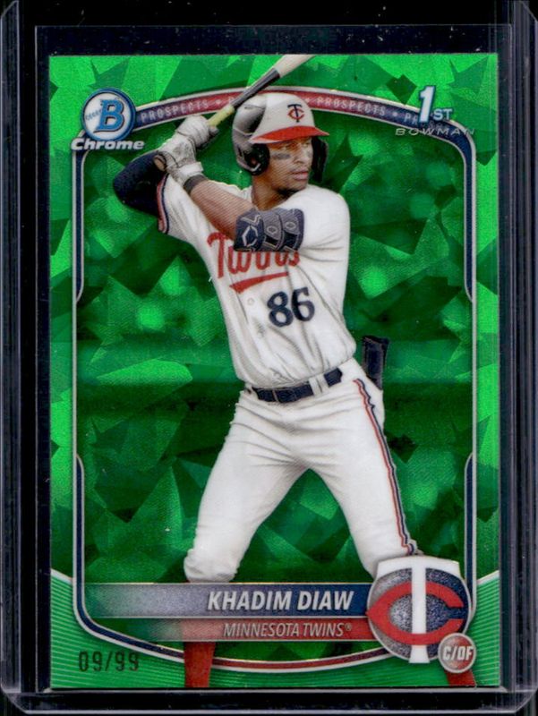 2025 Bowman Sapphire Edition #BCP-77 Chrome Prospects - Green Refractor /99