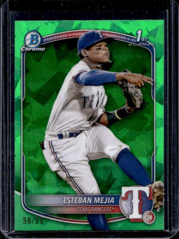 2025 Bowman Sapphire Edition #BCP-9 Chrome Prospects - Green Refractor /99