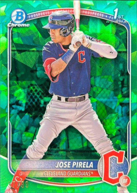 2025 Bowman Sapphire Edition #BCP-111 Chrome Prospects - Green Refractor /99