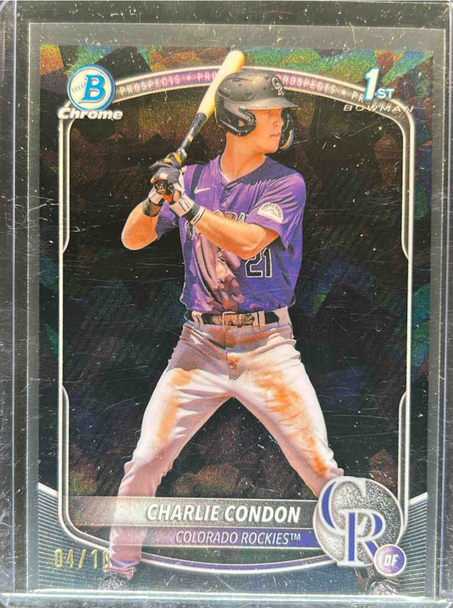 Charlie Condon 2025 Bowman Sapphire Edition #BCP-75 Chrome
