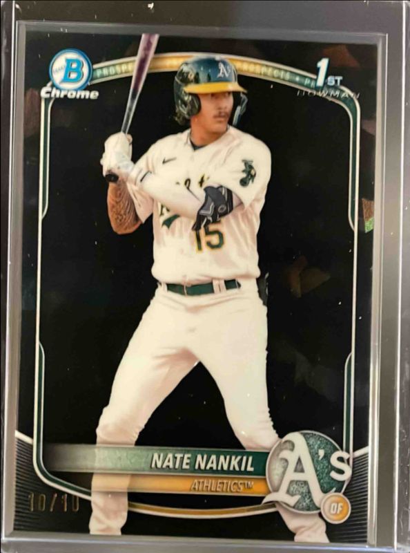 2025 Bowman Sapphire Edition #BCP-102 Chrome Prospects - Black Sapphire /10