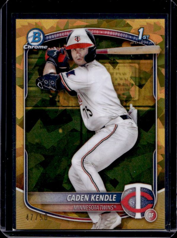 2025 Bowman Sapphire Edition #BCP-113 Chrome Prospects - Gold Refractor /50