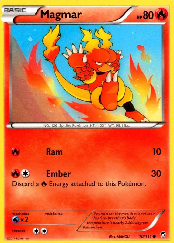 2014 XY: Furious Fists #010/111 Base