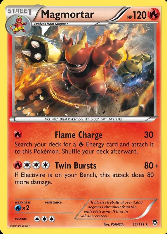 2014 XY: Furious Fists #011/111 Base