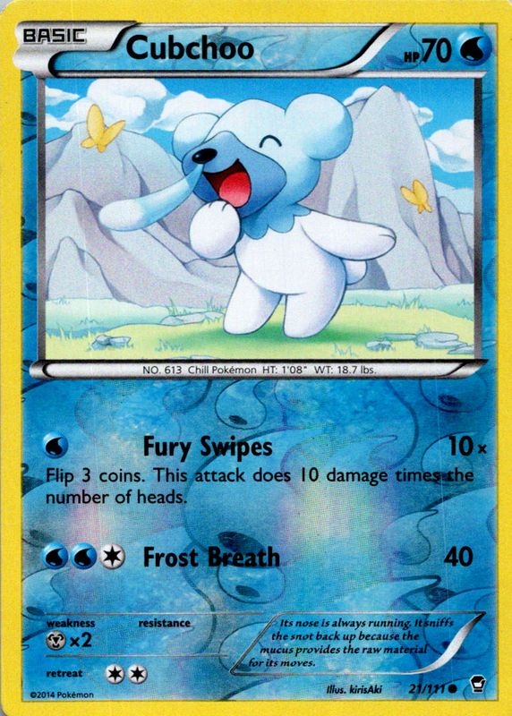 2014 XY: Furious Fists #021/111 Reverse Holo