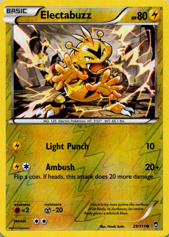 2014 XY: Furious Fists #029/111 Reverse Holo