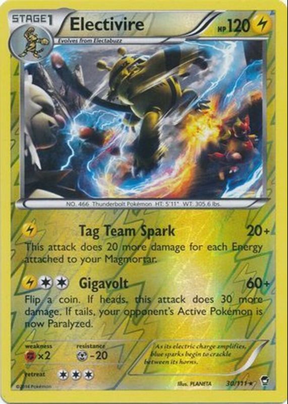 2014 XY: Furious Fists #030/111 Reverse Holo