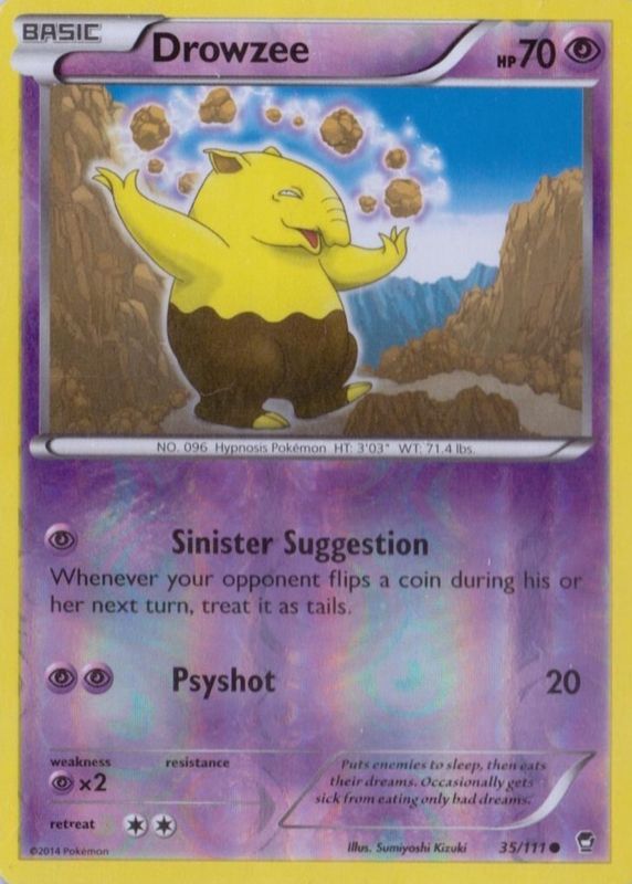 2014 XY: Furious Fists #035/111 Reverse Holo