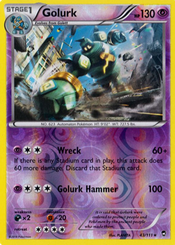 2014 XY: Furious Fists #043/111 Reverse Holo