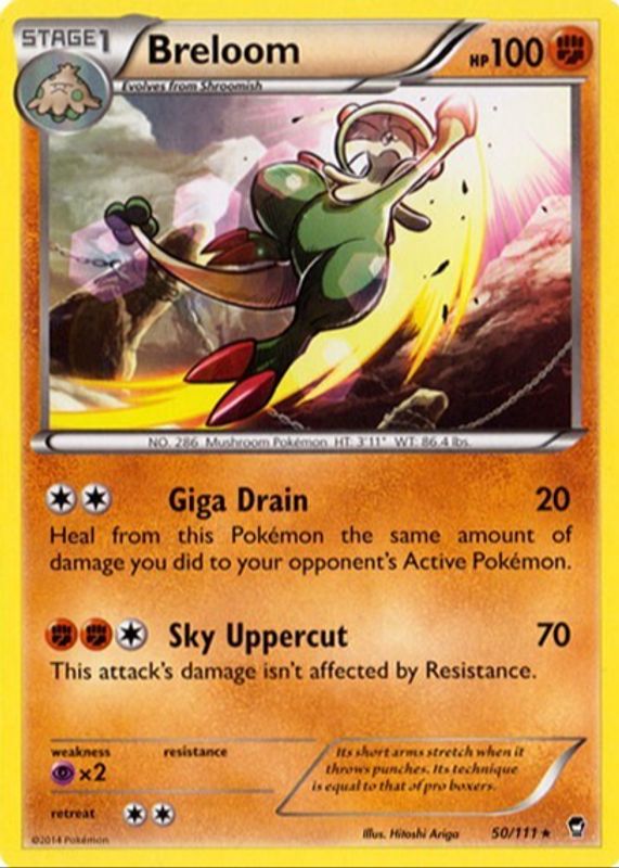 2014 XY: Furious Fists #050/111 Base