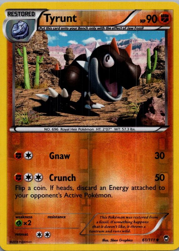 2014 XY: Furious Fists #061/111 Reverse Holo